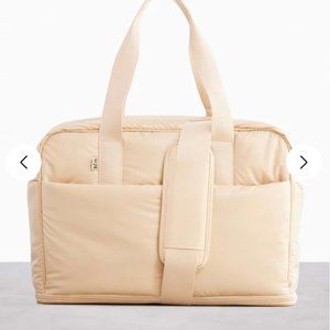 BEIS Expandable Duffle in Beige